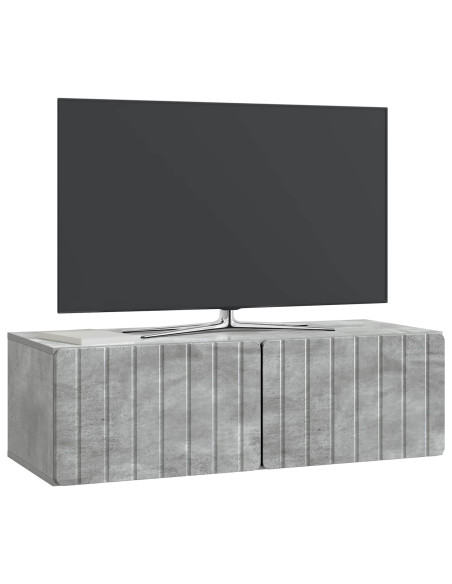 Mobile Porta TV da Muro Grigio Cemento 98 x 41 x 30 cm