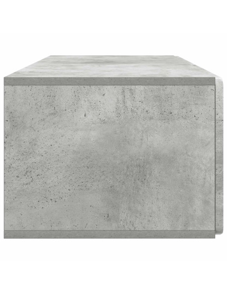 Mobile Porta TV da Muro Grigio Cemento 98 x 41 x 30 cm