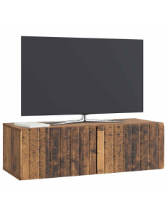 Mobile Porta TV da Muro Legno antico 98 x 41 x 30 cm 2