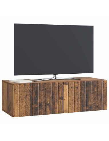 Mobile Porta TV da Muro Legno antico 98 x 41 x 30 cm