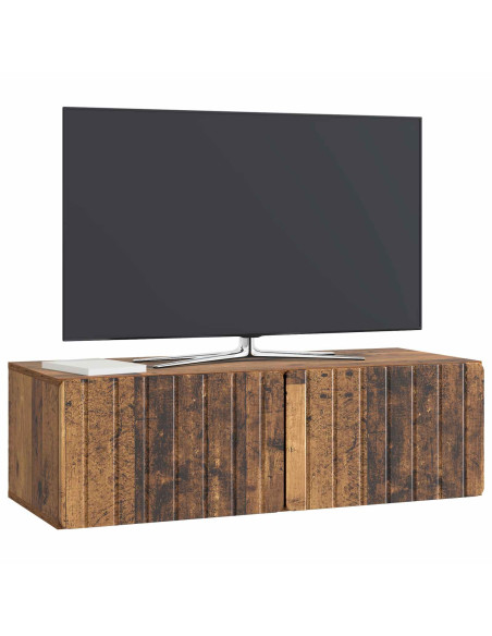 Mobile Porta TV da Muro Legno antico 98 x 41 x 30 cm