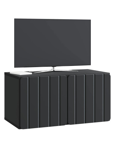 Mobile Porta TV da Muro Nero 59,5 x 31 x 30 cm