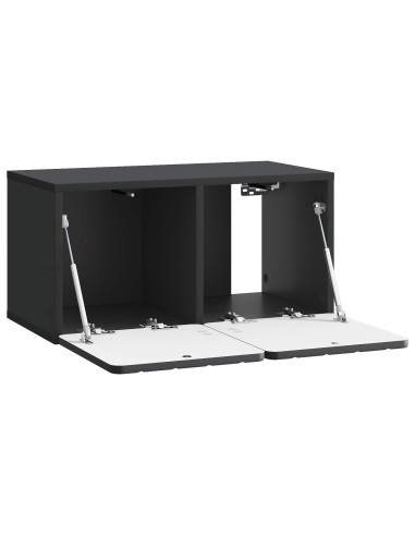 Mobile Porta TV da Muro Nero 59,5 x 31 x 30 cm