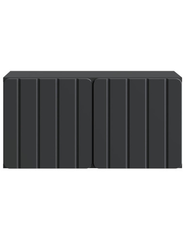 Mobile Porta TV da Muro Nero 59,5 x 31 x 30 cm