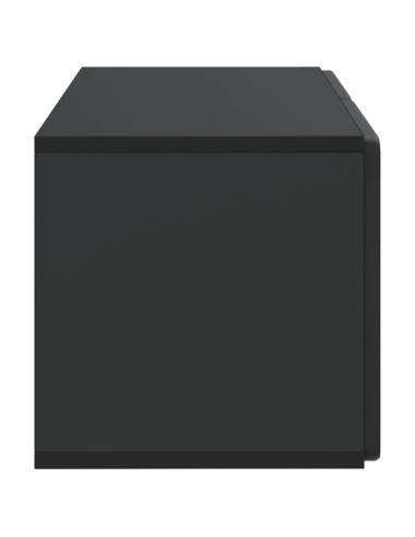 Mobile Porta TV da Muro Nero 59,5 x 31 x 30 cm