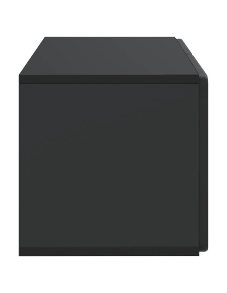 Mobile Porta TV da Muro Nero 59,5 x 31 x 30 cm