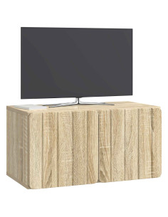 Mobile Porta TV da Muro Rovere Sonoma 59,5 x 31 x 30 cm 2