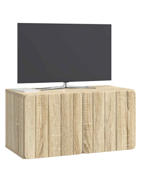 Mobile Porta TV da Muro Rovere Sonoma 59,5 x 31 x 30 cm