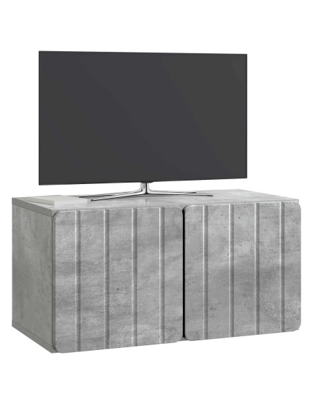 Mobile Porta TV da Muro Grigio Cemento 59,5 x 31 x 30 cm