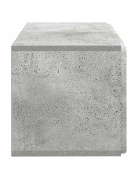 Mobile Porta TV da Muro Grigio Cemento 59,5 x 31 x 30 cm