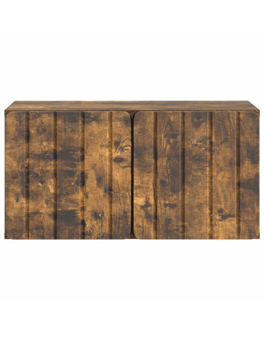 Mobile Porta TV da Muro Rovere Fumo 59,5 x 31 x 30 cm