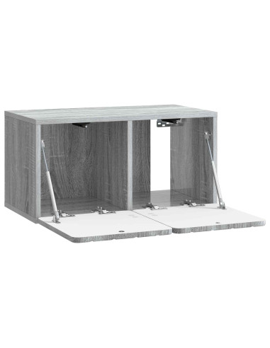 Mobile Porta TV da Muro Grigio Sonoma 59,5 x 31 x 30 cm
