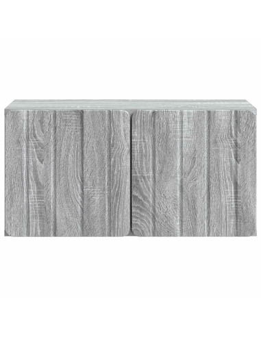 Mobile Porta TV da Muro Grigio Sonoma 59,5 x 31 x 30 cm