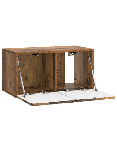 Mobile Porta TV da Muro Legno antico 59,5 x 31 x 30 cm