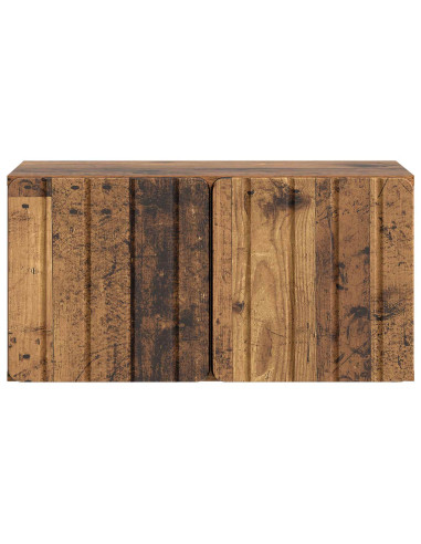 Mobile Porta TV da Muro Legno antico 59,5 x 31 x 30 cm