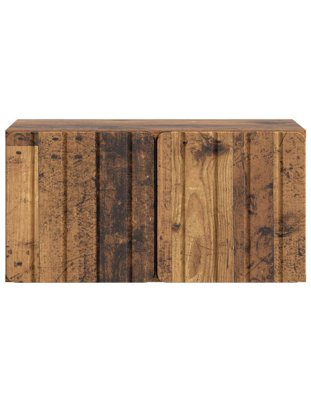 Mobile Porta TV da Muro Legno antico 59,5 x 31 x 30 cm