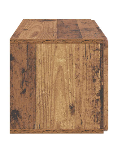 Mobile Porta TV da Muro Legno antico 59,5 x 31 x 30 cm
