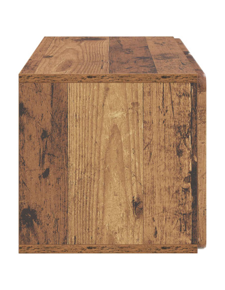 Mobile Porta TV da Muro Legno antico 59,5 x 31 x 30 cm