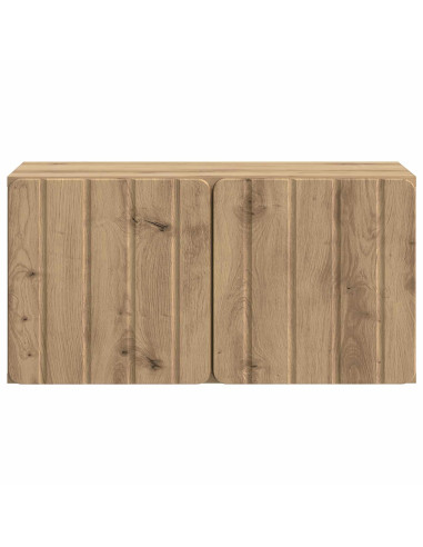 Mobile Porta TV da Muro Rovere Artigianale 59,5 x 31 x 30 cm