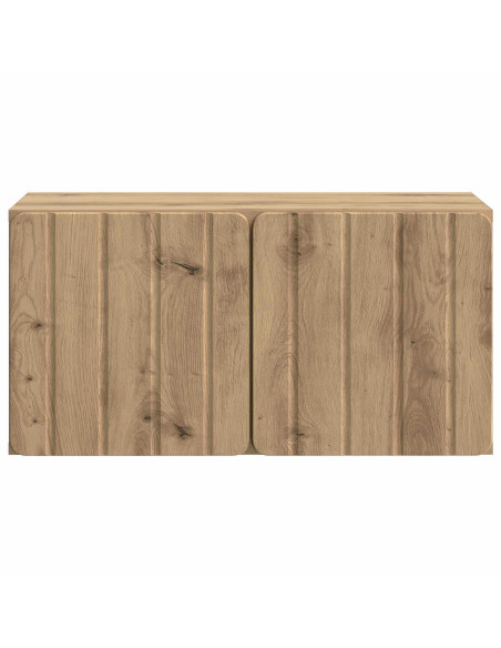 Mobile Porta TV da Muro Rovere Artigianale 59,5 x 31 x 30 cm