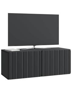 Mobile Porta TV da Muro Nero 78,5 x 31 x 30 cm 2
