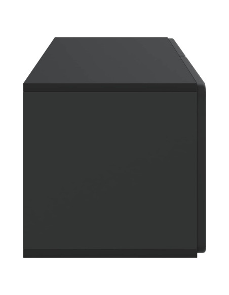Mobile Porta TV da Muro Nero 78,5 x 31 x 30 cm