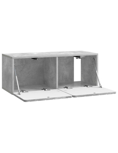 Mobile Porta TV da Muro Grigio Cemento 78,5 x 31 x 30 cm