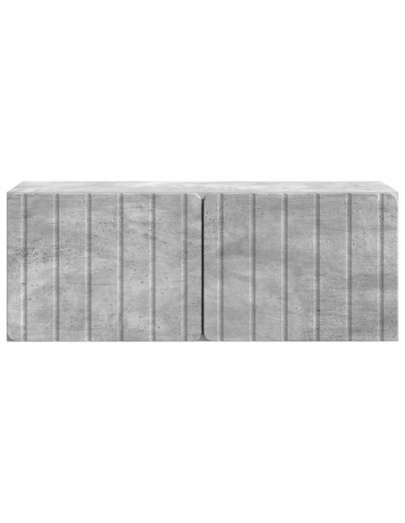 Mobile Porta TV da Muro Grigio Cemento 78,5 x 31 x 30 cm