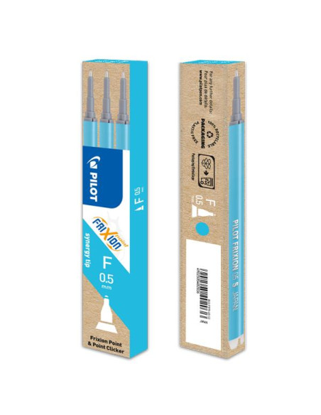 CF3REFILL FRIXION POINT 0.5 AZZURRO