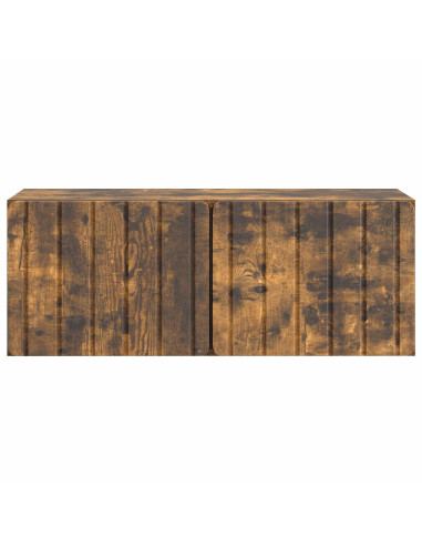 Mobile Porta TV da Muro Rovere Fumo 78,5 x 31 x 30 cm