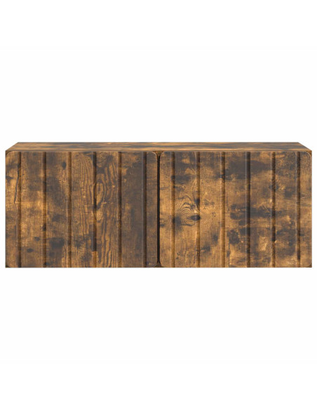 Mobile Porta TV da Muro Rovere Fumo 78,5 x 31 x 30 cm