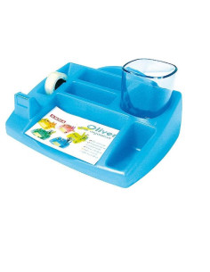 PORTAOGGETTI TAVOLO BLU OPACO 2