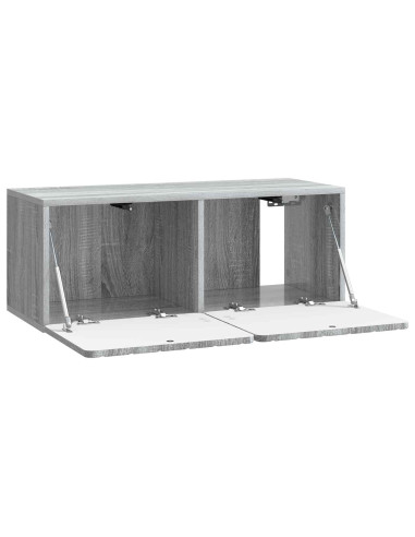Mobile Porta TV da Muro Grigio Sonoma 78,5 x 31 x 30 cm