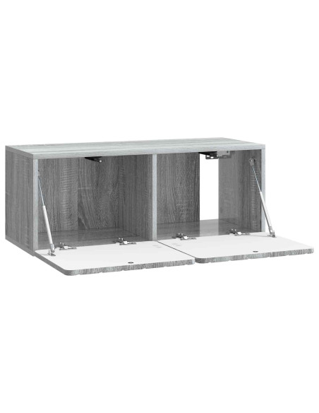 Mobile Porta TV da Muro Grigio Sonoma 78,5 x 31 x 30 cm