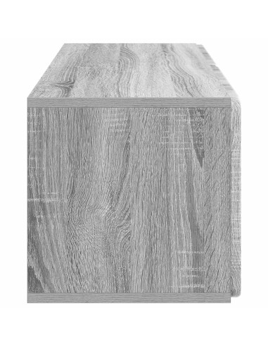 Mobile Porta TV da Muro Grigio Sonoma 78,5 x 31 x 30 cm