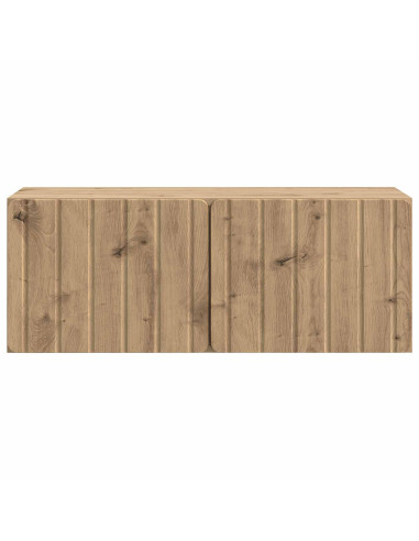 Mobile Porta TV da Muro Rovere Artigianale 78,5 x 31 x 30 cm
