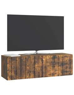 Mobile Porta TV da Muro Rovere Fumo 98 x 31 x 30 cm 2