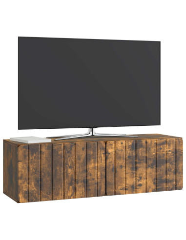 Mobile Porta TV da Muro Rovere Fumo 98 x 31 x 30 cm