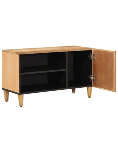 Armadi di Stoccaggio con porta Marrone 80 x 31,5 x 46 cm 2