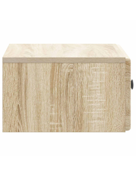 Mobiletto da notte a muro Rovere Sonoma 49 x 34,5 x 20 cm