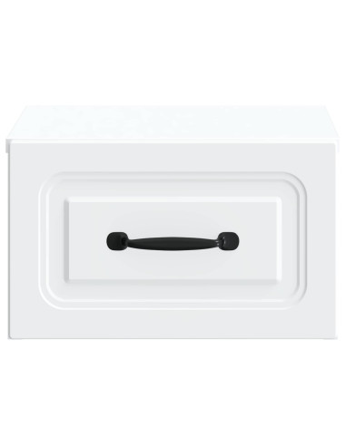 Mobiletto da notte a muro 2 pcs Bianco 34,5 x 33 x 20 cm