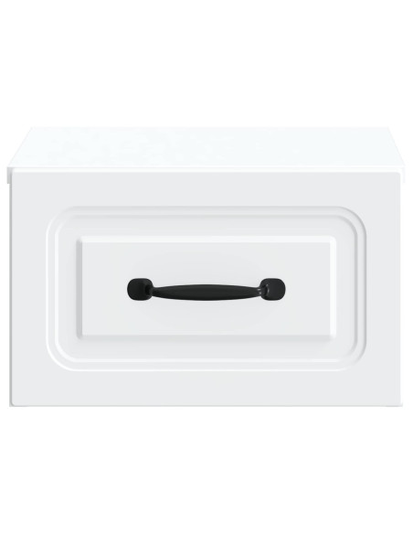 Mobiletto da notte a muro 2 pcs Bianco 34,5 x 33 x 20 cm