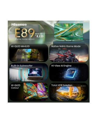 50 E89S MINI LED 4K UHD 144HZ