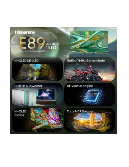 50 E89S MINI LED 4K UHD 144HZ
