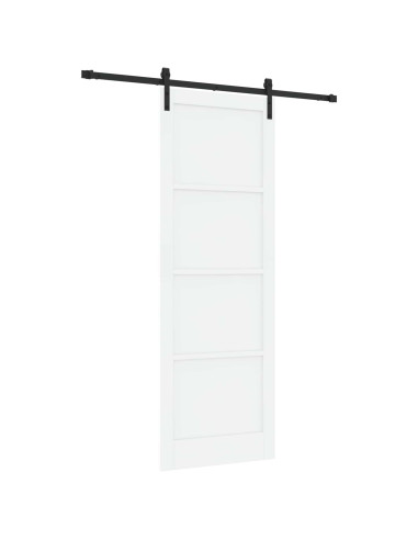 Porta scorrevole Bianco e Nero 83 x 232 cm