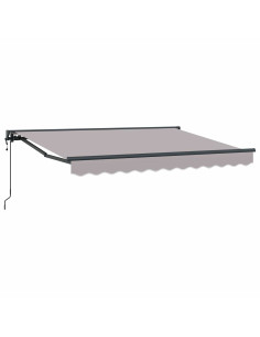 Tettuccio Elettrico Retrattile Grigio Chiaro 2,5 x 2 m 2