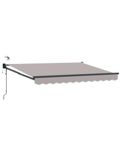 Tettuccio Elettrico Retrattile Grigio chiaro 2,5 x 2 m 2
