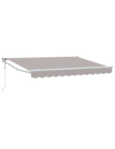 Tettuccio Elettrico Retrattile Grigio chiaro 2,5 x 2 m 2
