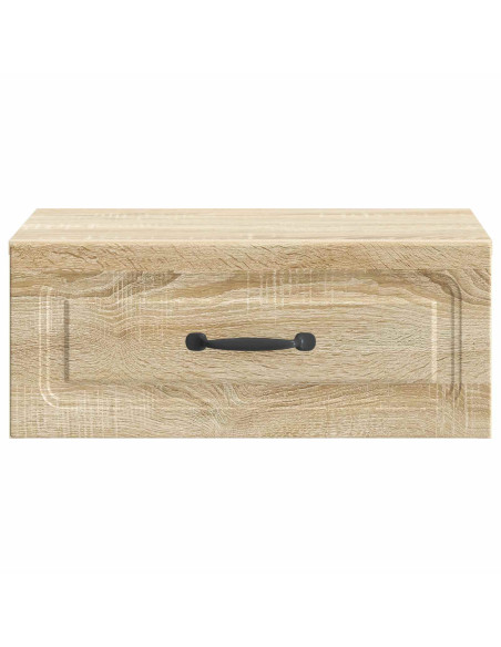 Mobiletto da notte a muro 2 pcs Rovere Sonoma 49 x 34,5 x 20 cm