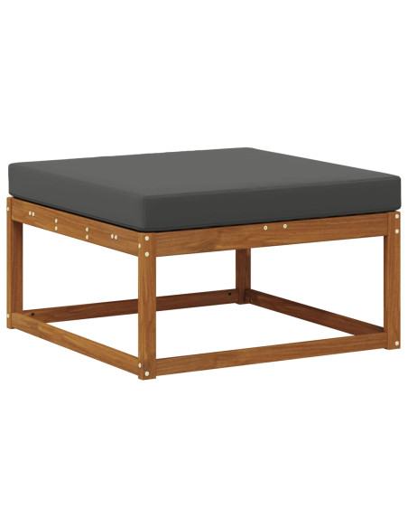 Set di divani da esterno con cuscino 4 pcs Naturale e Antracite